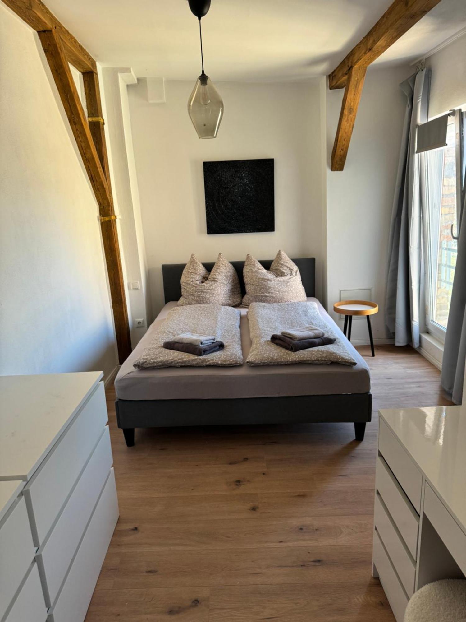 Appartement "Nina"Im Dachgeschoss, Inklusive Parkplatz Halle  외부 사진